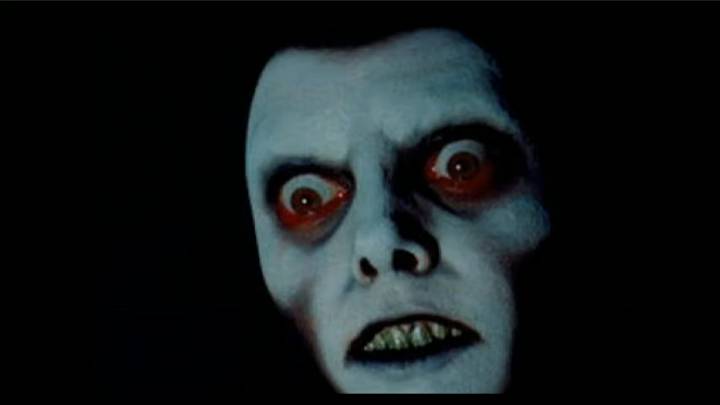 The subliminal demon face from "The Exorcist" (1973) makes a big impact with little screen time. The subliminal demon face from "The Exorcist" (1973) makes a big impact with little screen time.