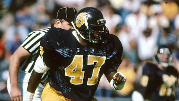 Hardy Nickerson at Cal in the mid-1980s Hardy Nickerson at Cal in the mid-1980s