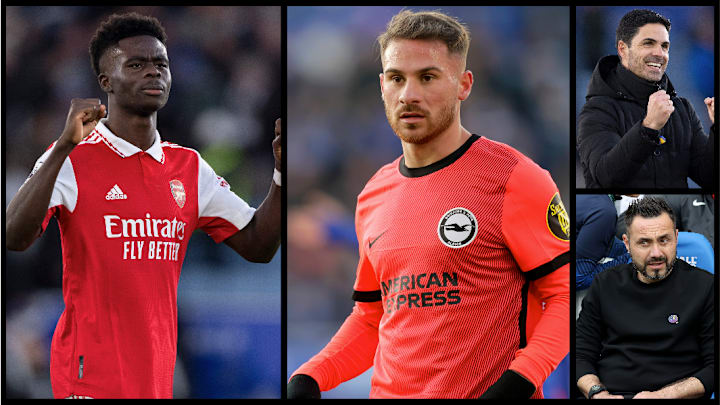 Saka, Mac Allister, Arteta and De Zerbi have all been recognised Saka, Mac Allister, Arteta and De Zerbi have all been recognised