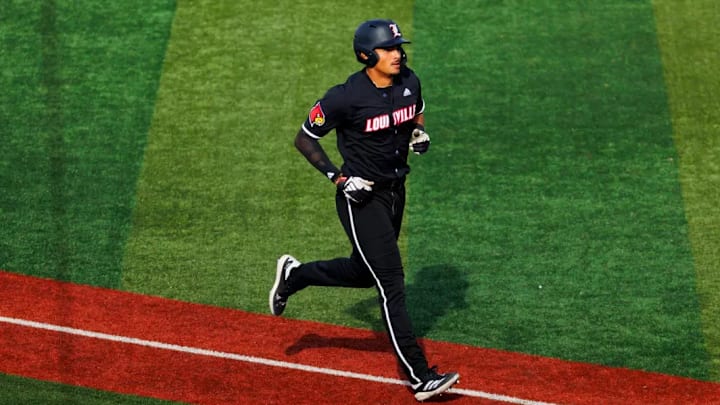 Louisville baseball infielder Jake Munroe