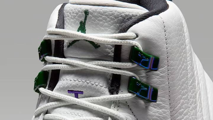 The Air Jordan 12 "Idols Become Rivals" colorway. The Air Jordan 12 "Idols Become Rivals" colorway.