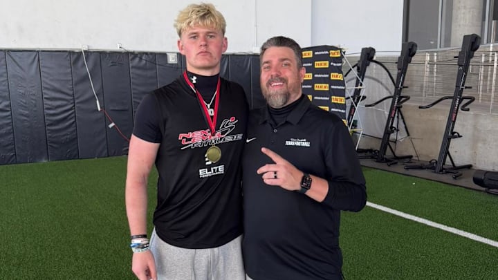 Rome Ewell and Coach Greg Powers Rome Ewell and Coach Greg Powers