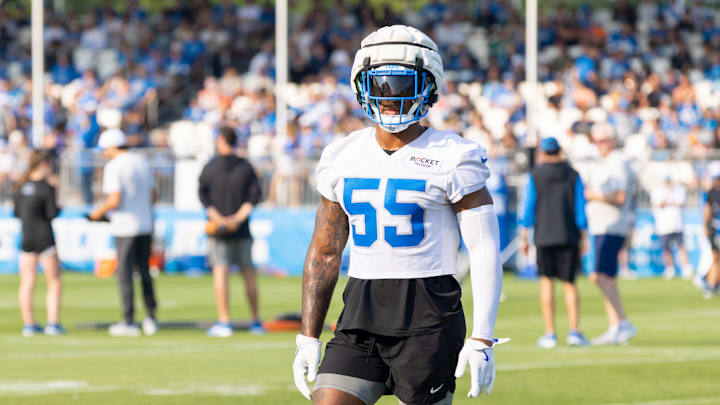 Detroit Lions linebacker Derrick Barnes.