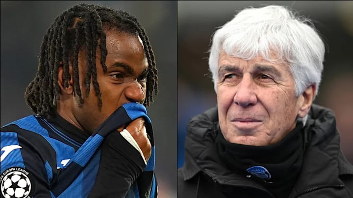 Ademola Lookman und Gian Piero Gasperini Ademola Lookman und Gian Piero Gasperini