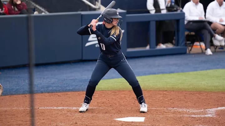 UConn softball star Kaitlyn Breslin hit four home runs in one game against Creighton and earned national recognition.
