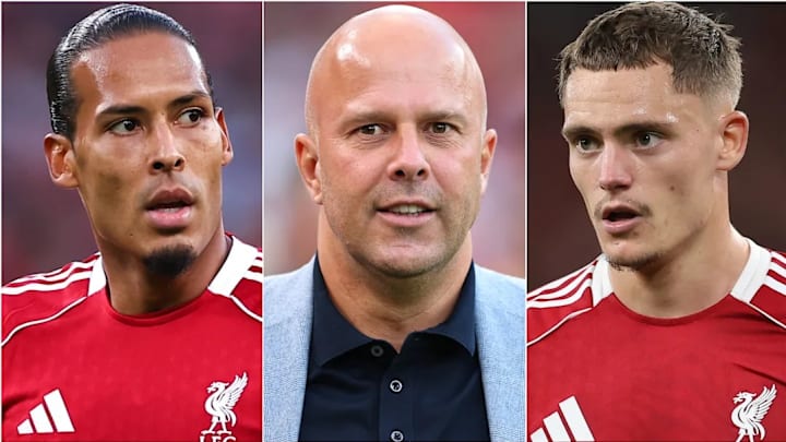 Virgil van Dijk (izquierda) y Florian Wirtz (derecha) tienen claves importantes para el éxito potencial del Liverpool. 