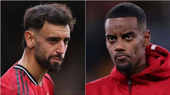 Bruno Fernandes (izquierda) y Alexander Isak (derecha)encabezan los chismes de hoy.