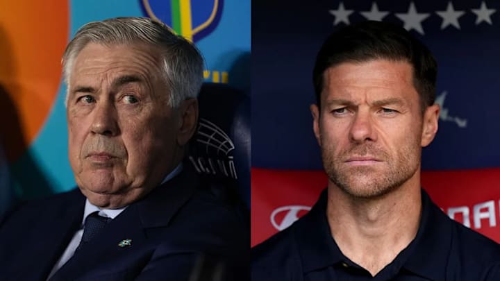 Carlo Ancelotti (izquierda) opinó sobre su sucesor en el Real Madrid, Xabi Alonso. 