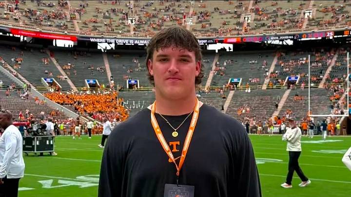 Landon Ghea on a game day visit at Tennessee. Landon Ghea on a game day visit at Tennessee.