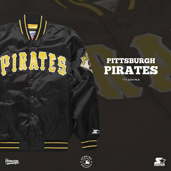 This Pittsburgh Pirates Starter jacket is a must-have for 2024