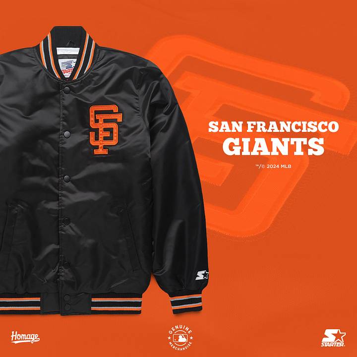 This San Francisco Giants Starter jacket is a must-have
