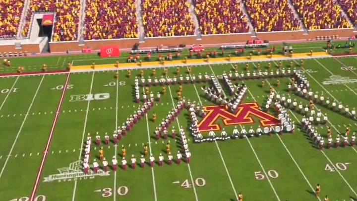 Image from the Gophers' walkout in EA Sports College Football 26 Image from the Gophers' walkout in EA Sports College Football 26