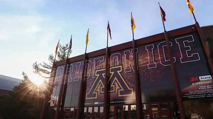 Outside view of 3M Arena at Mariucci.