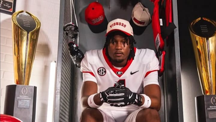 2026 prospect Tyriq Green during a visit to the University of Georgia 2026 prospect Tyriq Green during a visit to the University of Georgia