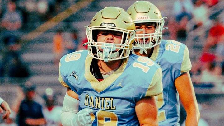 Daniel linebacker Ryan Hendricks against Powdersville Daniel linebacker Ryan Hendricks against Powdersville