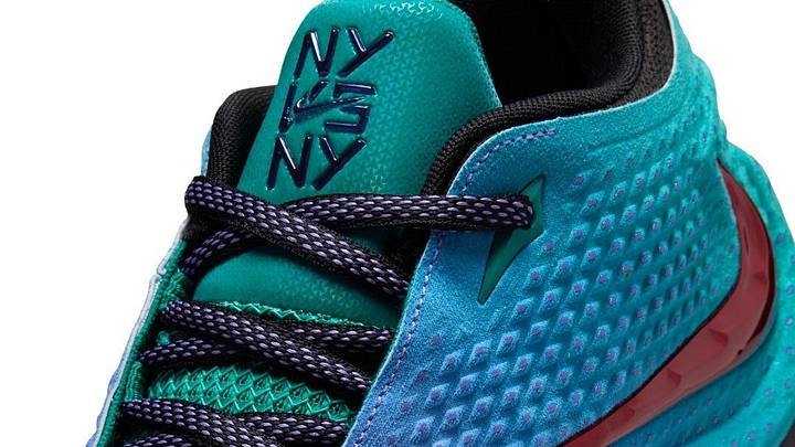The Nike Ja 4 "NY vs. NY" colorway. The Nike Ja 4 "NY vs. NY" colorway.