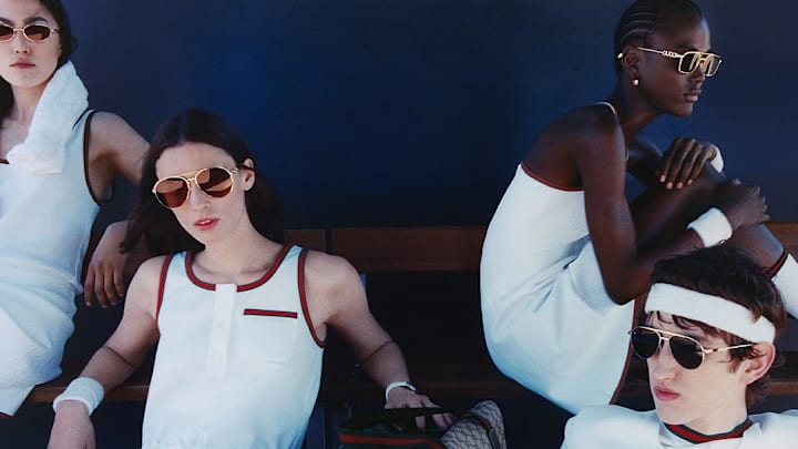Gucci's latest tennis campaign is inspired by the 1970s.