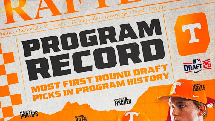 Tennessee Vols MLB Record 