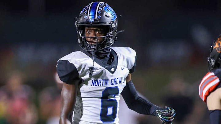 Quinten Gibson lines in North Crowley's win over Rockwall in Week 4. 