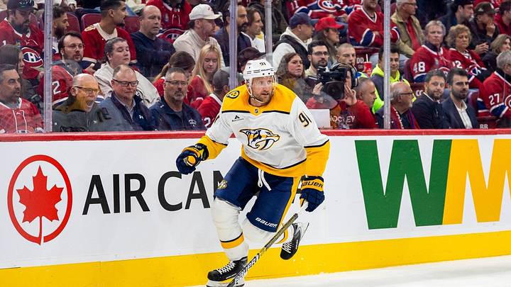 Nashville Predators forward Steven Stamkos during Nashville's 5-2 victory against the Montreal Canadiens. Nashville Predators forward Steven Stamkos during Nashville's 5-2 victory against the Montreal Canadiens.