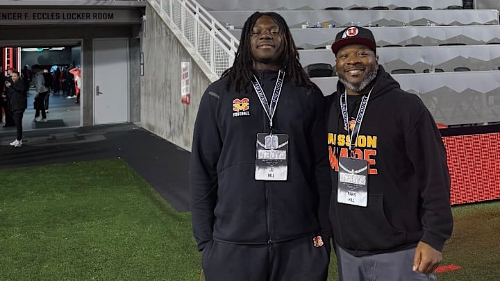 JD Hill and his dad took a recruiting visit to Utah.