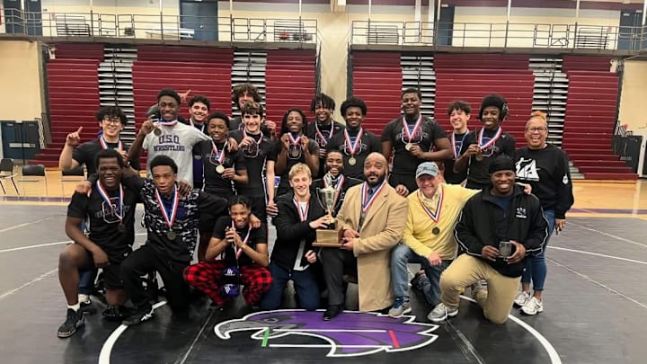 The Obama Academy wrestling team won its second consecutive City League championship by edging out Taylor Allderdice by a half point last weekend. The Obama Academy wrestling team won its second consecutive City League championship by edging out Taylor Allderdice by a half point last weekend.
