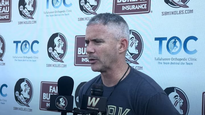 Mike Norvell Talks With Media Following Tuesday's practice. 