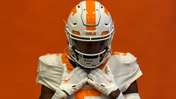 Central High School running back Jonaz Walton during an unofficial visit to Tennessee.