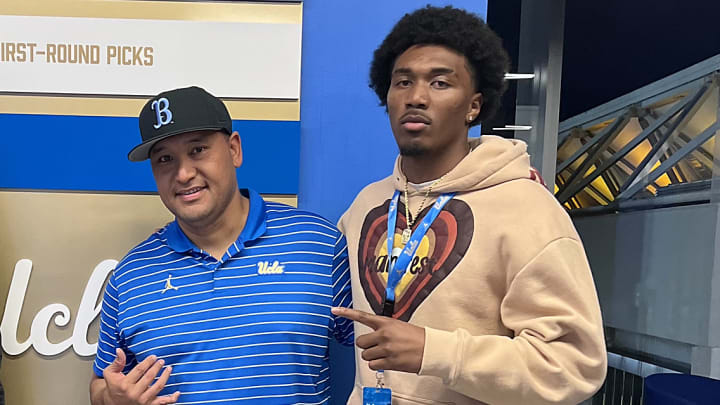 Former UW edge rusher coach Ikaika Malloe, now UCLA's defensive coordinator, is recruiting Bethel LB Zaydrius Rainey-Sale. Former UW edge rusher coach Ikaika Malloe, now UCLA's defensive coordinator, is recruiting Bethel LB Zaydrius Rainey-Sale.