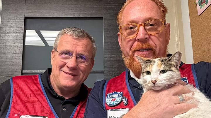 Francine with two Lowe’s employees.