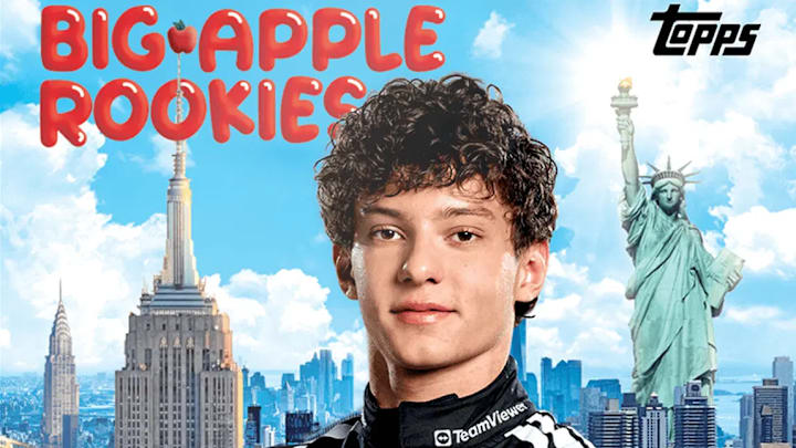 F1 rookie Kimi Antonelli's Topps Fanatics Exclusive Big Apple Rookies insert 