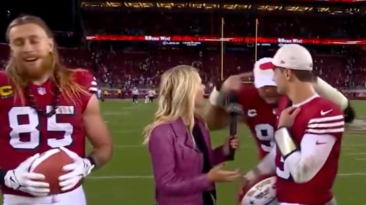 Bosa (back right) has received plenty of attention for the stunt he pulled on ‘Sunday Night Football.’