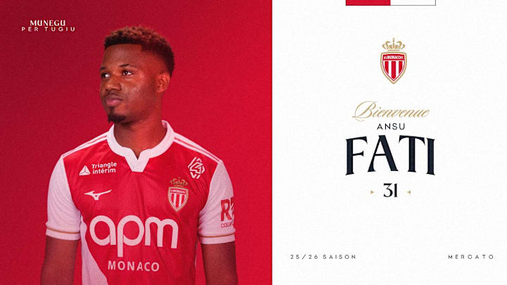 Fati has sealed his move to Monaco.