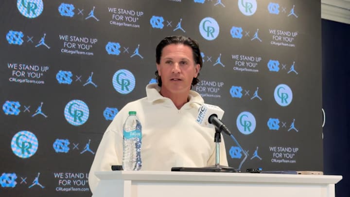 North Carolina defensive line coach Bob Diaco; Oct. 23, 2025 North Carolina defensive line coach Bob Diaco; Oct. 23, 2025