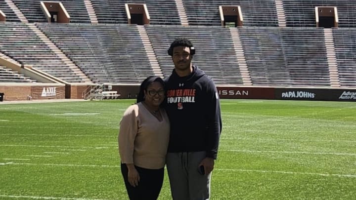 Recent Tennessee commit Jayden Loftin on his visit to Neyland Stadium / Photo - Jayden Loftin