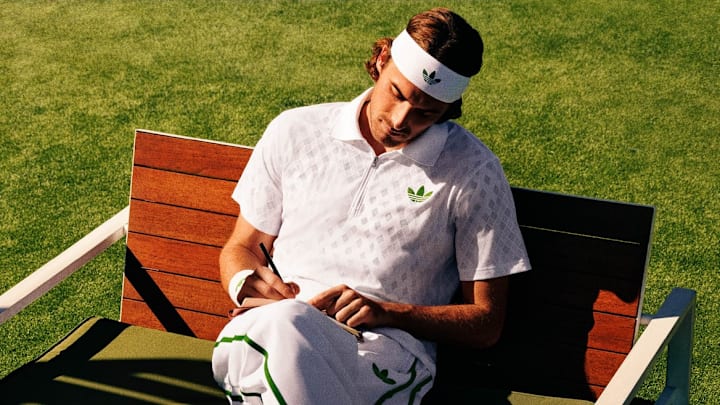 Stefanos Tsitsipas stars in adidas' London Original Collection.