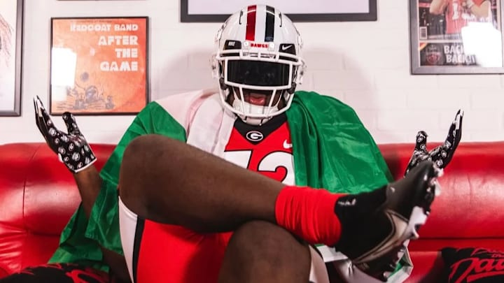 The newest addition to the Georgia Bulldogs, Ekene Ogboko. The newest addition to the Georgia Bulldogs, Ekene Ogboko.