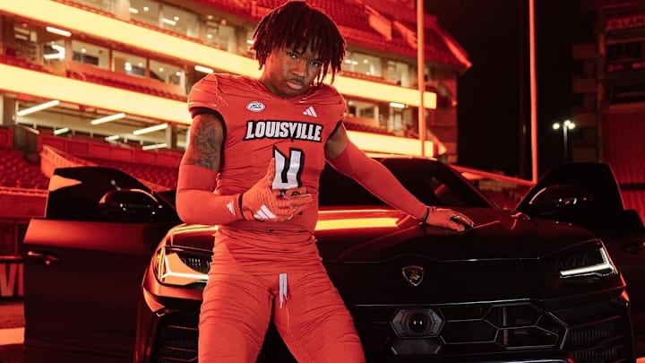 Louisville commit Jordan Allen on his Louisville official visit.