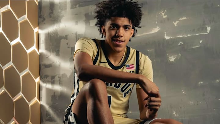 Taylen Kinney from RWE visiting Purdue basketball in January (2025)