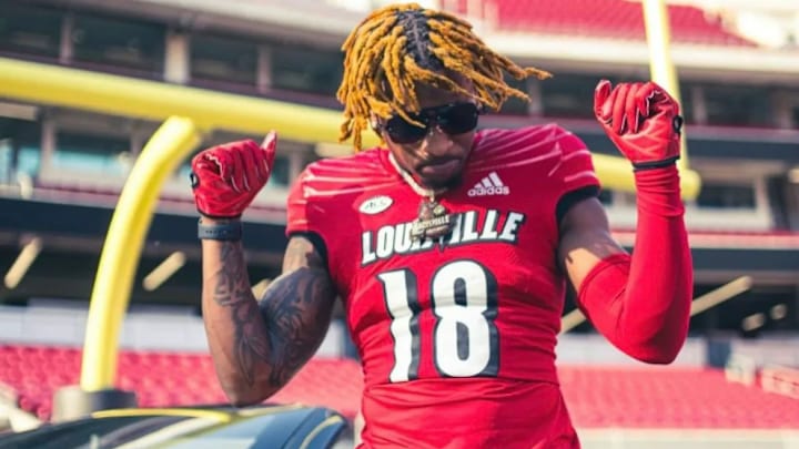 Louisville wide receiver JoJo Stone Louisville wide receiver JoJo Stone