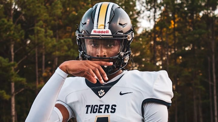 Aaron Gregory prior to his high school game Aaron Gregory prior to his high school game