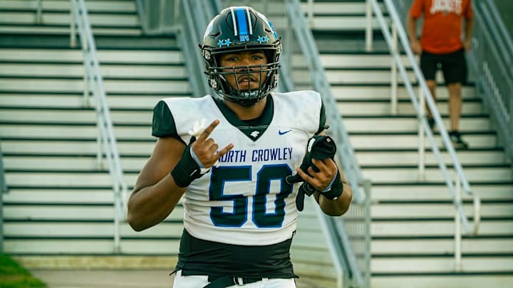 North Crowley offensive tackle John Turntine III