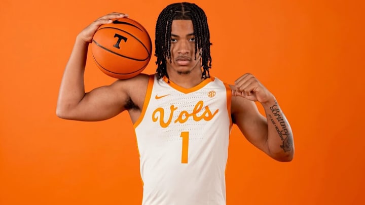 Amari Evans on his official visit in Knoxville