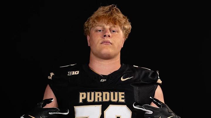 Nick Schurman during his Purdue visit. Nick Schurman during his Purdue visit.