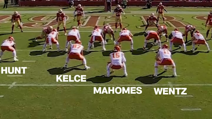 The Chiefs didn't score on this play but it was still fun to see. 