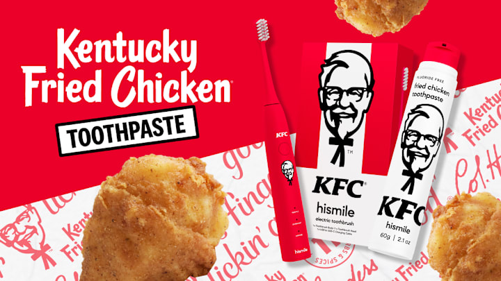 Kentucky Fried Chicken toothpaste is not a joke