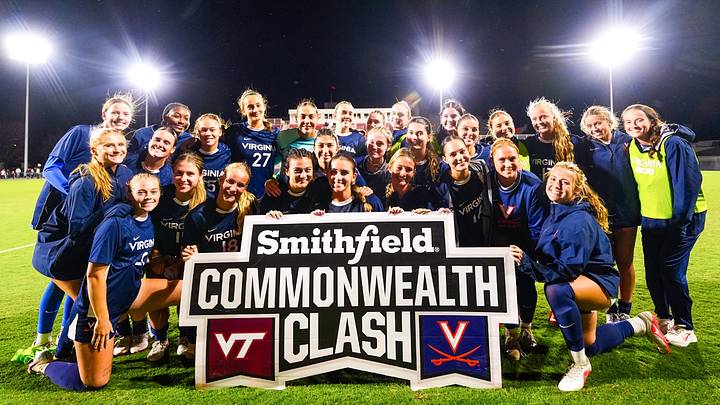 Virginia wins the Smithfield Commonwealth Clash game versus the Hokies. Virginia wins the Smithfield Commonwealth Clash game versus the Hokies.