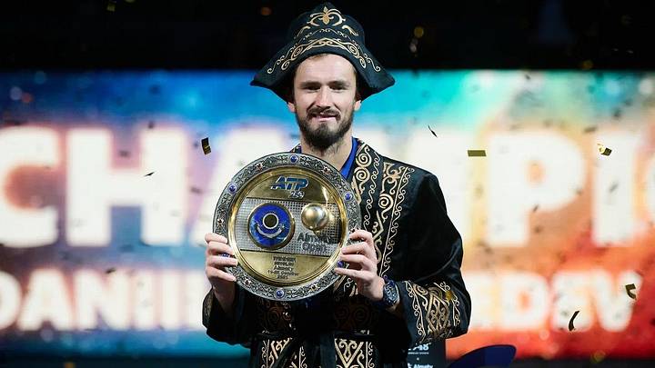 Daniil Medvedev lifted his fourth title of the year by winning the 2026 Almaty Open crown Daniil Medvedev lifted his fourth title of the year by winning the 2026 Almaty Open crown