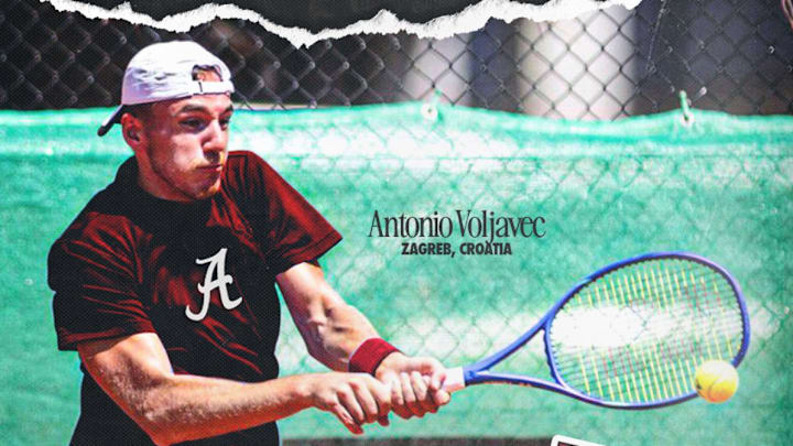 Alabama tennis signee Antonio Voljavec