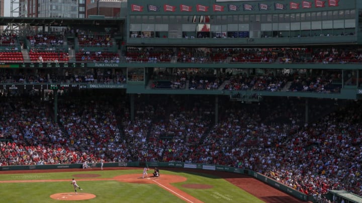 un 5, 2024; Boston, Massachusetts, USA; A general view of Fenway Park during a game between the Atlanta Braves and the Boston Red Sox. Mandatory Credit: Paul Rutherford-USA TODAY Sports un 5, 2024; Boston, Massachusetts, USA; A general view of Fenway Park during a game between the Atlanta Braves and the Boston Red Sox. Mandatory Credit: Paul Rutherford-USA TODAY Sports